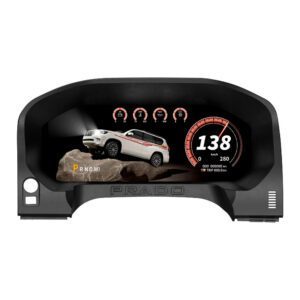 Цифровая электронная приборная панель для Toyota Land Cruiser Prado 150 (2009-2013) тип 3 (версия CarPlay / Android Auto)