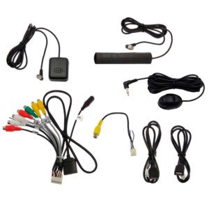 Набор проводки для магнитолы RCA / 4G / GPS / RCA камары / 4G антенна / USB / Микрофон