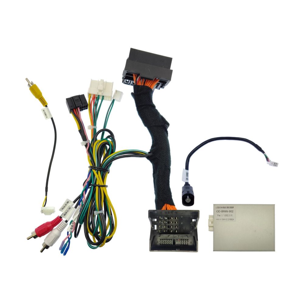 Проводка для установки в BMW 1/3/5/X1/X3/X5/X6 CIC (основной, CAN, LVDS/CVBS)