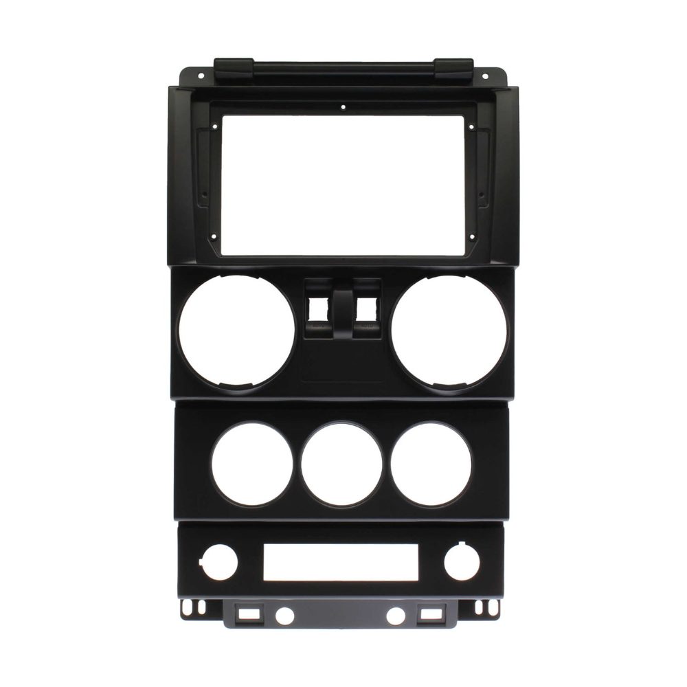 Переходная рамка для установки в Jeep Wrangler (2007-2010) MegaZvuk RAM-9066 (авто 2 двери стеклоподъемников)