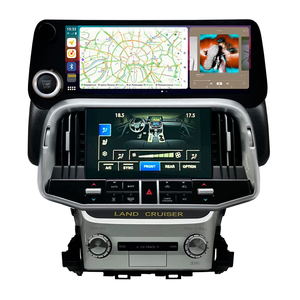 Магнитола для Toyota Land Cruiser 200 (2015-2021) MegaZvuk TS10-12448 Экран 12,3″