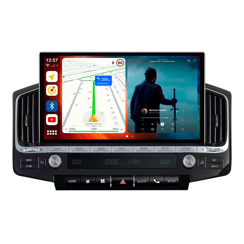 Магнитола для Toyota Land Cruiser 200 (2015-2021) MegaZvuk TS10-12460 Экран 13,3″