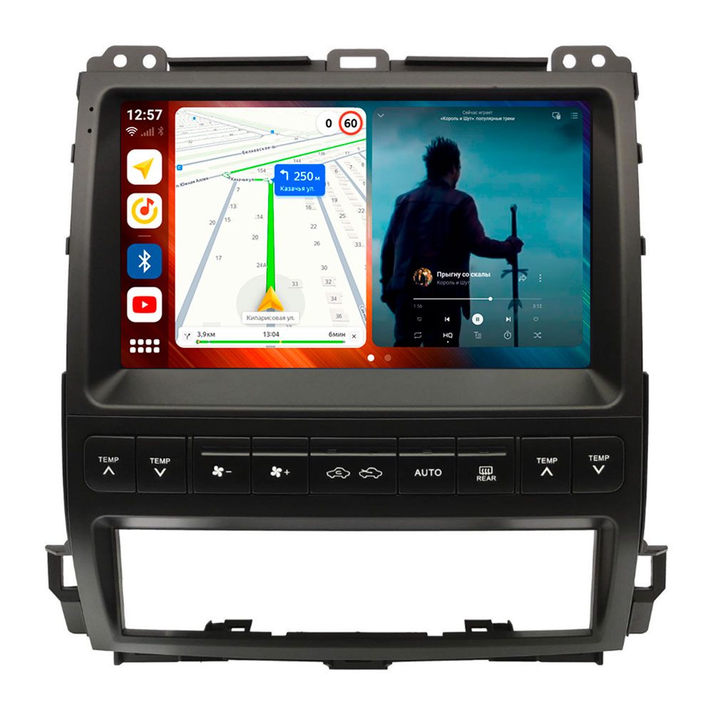 Магнитола для Lexus GX 470 (2002-2009) / Toyota Land Cruiser Prado 120 (2002-2009) MegaZvuk TS20-9216 (для авто с монитором, тип 1)