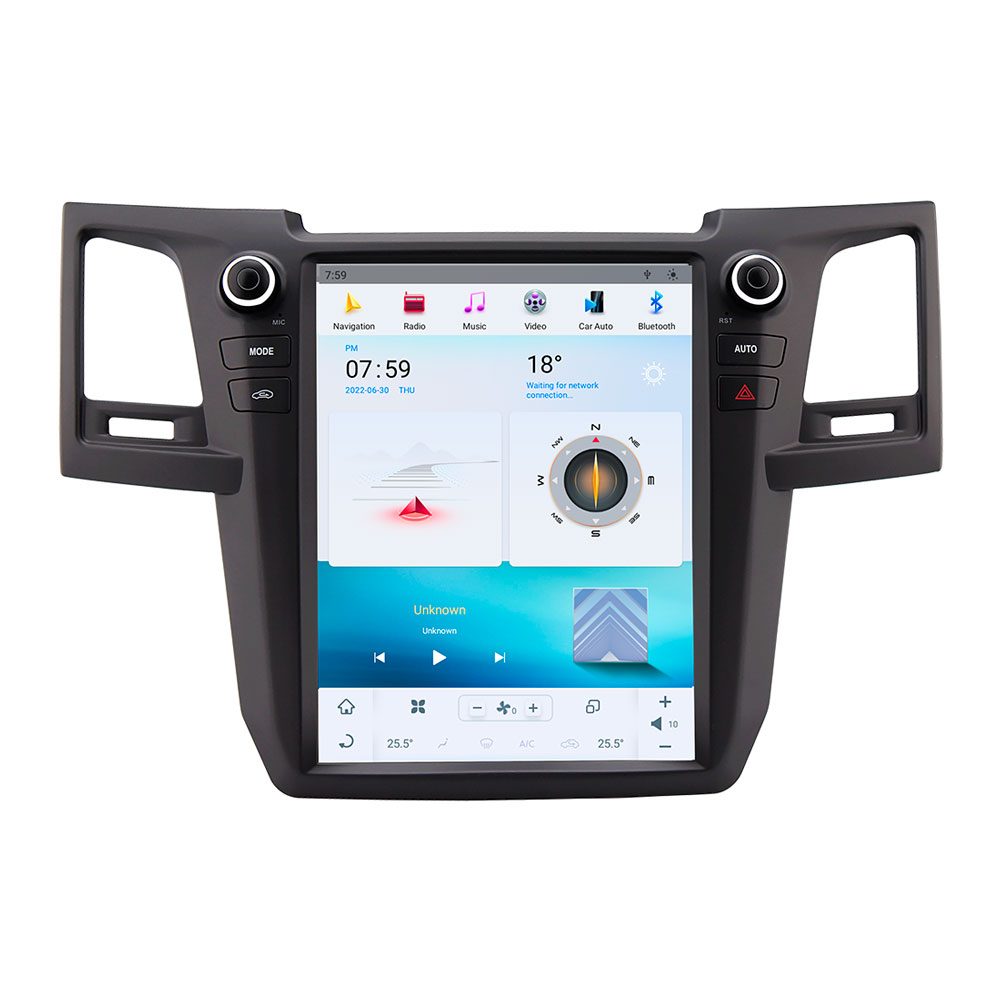 Магнитола для Toyota Fortuner / Hilux (2012-2015) MegaZvuk ZF-1257G Экран 12,1″